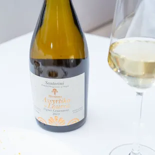 Bottle of Assyrtiko