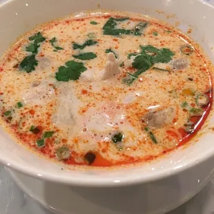 Tom Ka Chicken soup.