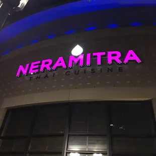 New Neramitra Thai Cuisine.