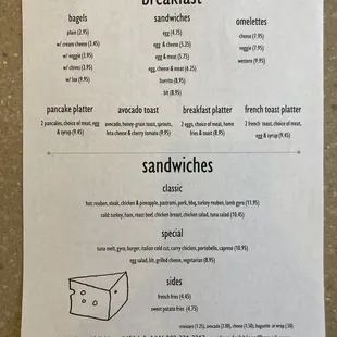 Menu part 2