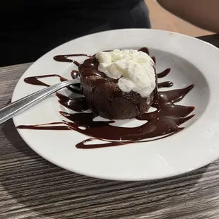 Warm Chocolate Molten Lava Cake