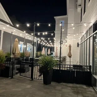 The lovely patio