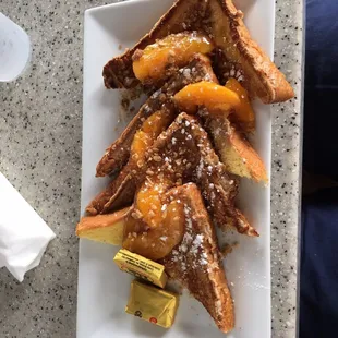 Peach Cobbler French Toast