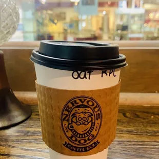 Real Pumpkin Oat Milk Latte