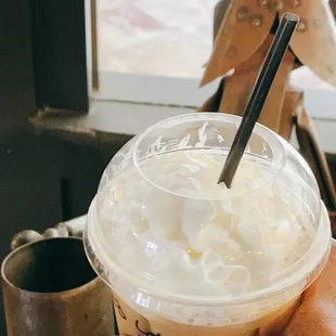 Triple Threat w/ almond milk