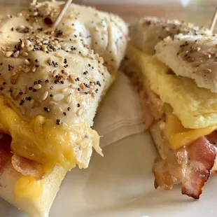 Bacon Egg Cheese Bagel
