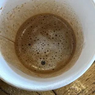 Macchiato , strong flavor, but I would of liked a little bit more milk.