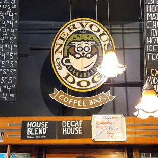 I came for the logo and stayed for the coffee.