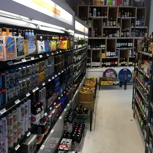 Liquor wine and beer