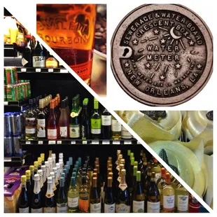 a variety of beverages