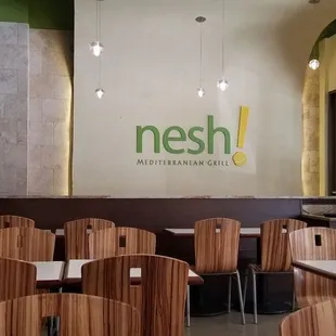 Inside of the restaurant