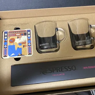 I absolutely loved this! Once you've registered your machine and you purchase I've $100 in coffee, they had a promotion and gifted this.