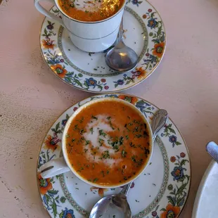 Cauliflower bellpepper cream soup