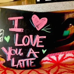 i love you a latte