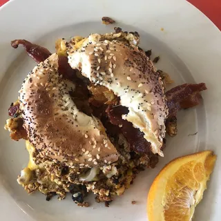 Chorizo Deluxe Bagel