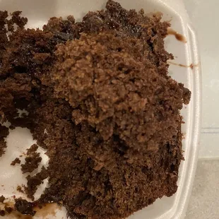 Homemade chocolate cake