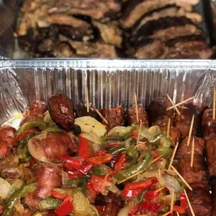 Ribs and Beef Sausages