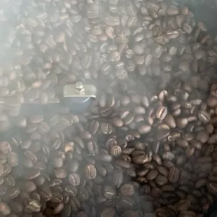 Fresh roasted beans