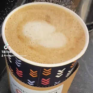 Sugar topping for hot Brûlée'd Caramel Macchiato