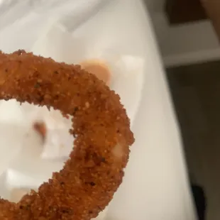 Seasoned onion rings. They were GOOOOD
