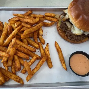 Mushroom Swiss Burger