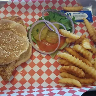 Grilled Chicken Burger