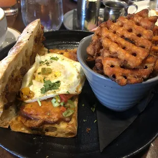 Duck Sausage Breakfast Sandwich