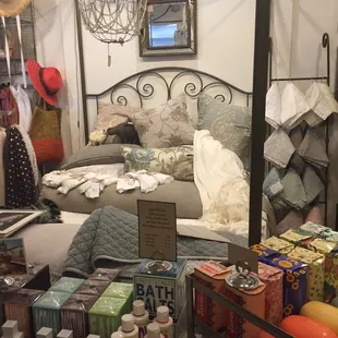 Quality merchandise and beautiful displays.