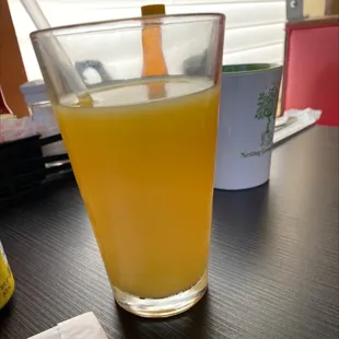 Large orange juice