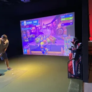 Golfing pad