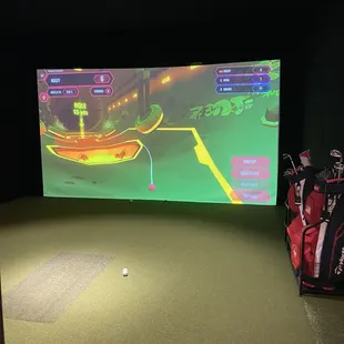 Golfing pad