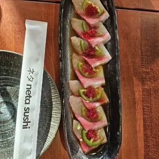 Hamachi Carpaccio