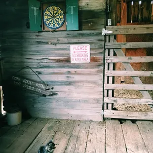 Dart area inside the Bar/n.