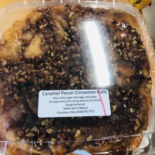 cinnamon pecan cinnamon rolls