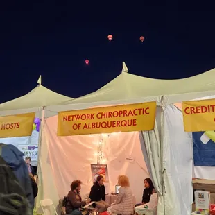 Early mornings under the light of the BALLOONS screening at ABQ Balloon Fiesta!