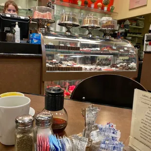 Just one of the candy/ cake cases.