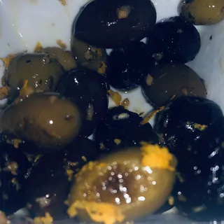 House Marinated Warm Olives