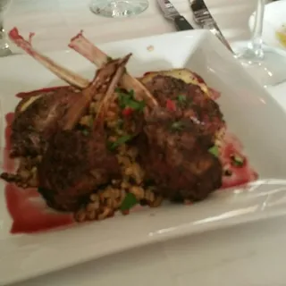 Grilled Rack Of Lamb