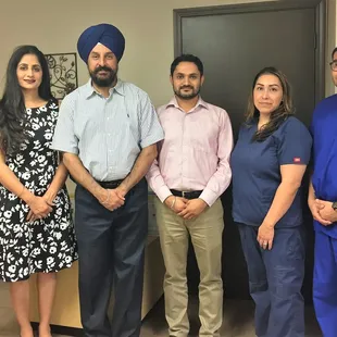 Dr Bhatia and Clinical Trial Team