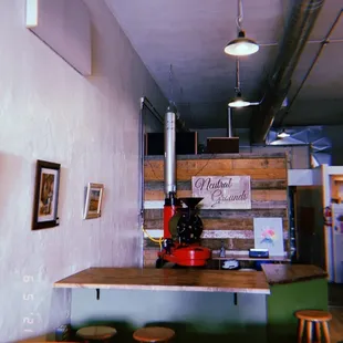 more study space and their own coffee roaster, where they have recently been roasting their own grounds