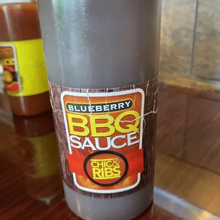 BLUEBERRY BBQ SAUCE!