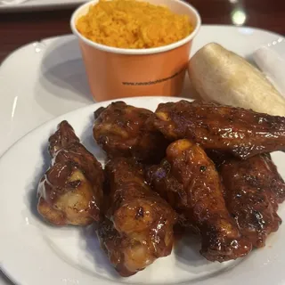 6 BBQ Wings