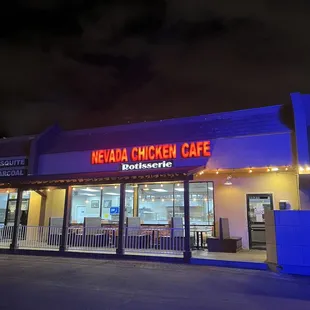 Nevada chicken cafe from the outside!!!