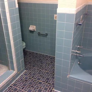 Walk in shower and garden tub! All tile! Clean nice!