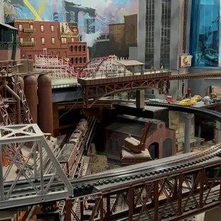 The model trains
