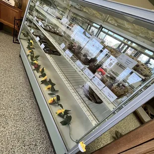 a display of pastries