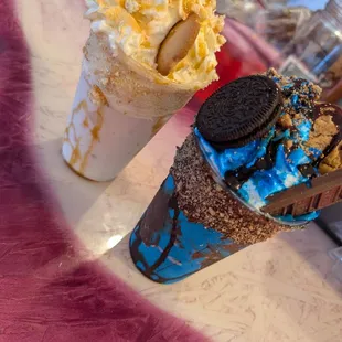 Fancy milkshakes