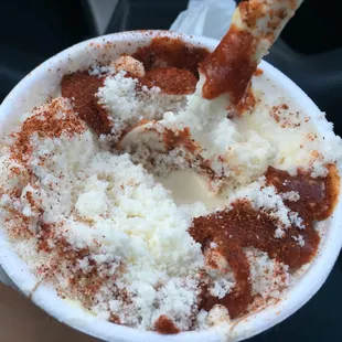 Elote en vaso