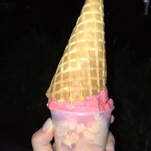 strawberry and mamey
