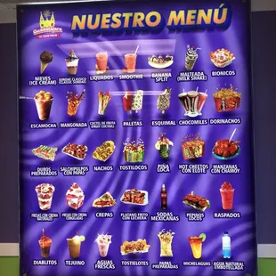 An other menu.